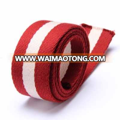 Customized manufacturer cotton webbing cutter strap for garments shoes sports webbing