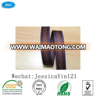 2017 BSD wholesale cotton Jacquard webbing belt for bag straps