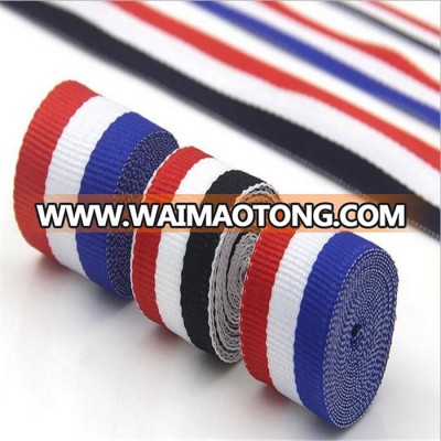 BSD Reflective ribbon embroidery polyester jacquard elastic webbing for Sports Hats belts