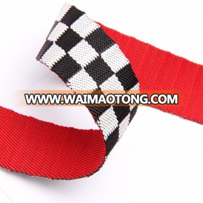 Heavy weight square polyester jacquard webing cotton strap for DIY bag strap